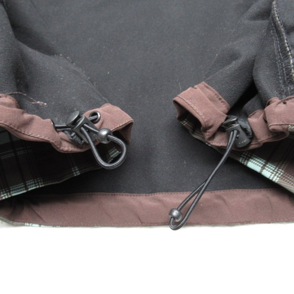 Dickies Storm Jacket Women 2XL Brown Plaid Hooded Full Zip Fleece Line Softshell - Picture 11 of 15